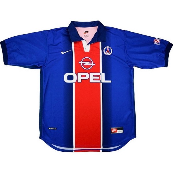 Maillot Football Paris Saint Germain Domicile Retro 1998 1999 Bleu